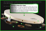 Grover Pro Tambourine Features