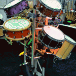 PASIC 2012 - Grover pro Custom Snare Drum display